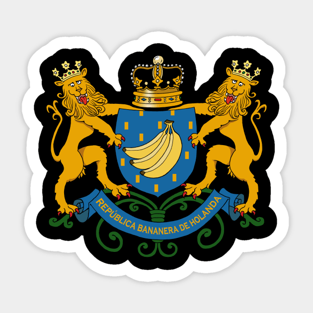 Bananenrepubliek Nederland Sticker by Vick Debergh